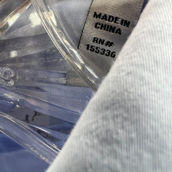 Tahari Mens Shirt Small Blue Button Front Long Sleeve Slim Fit Non Iron Stretch - Picture 6 of 10